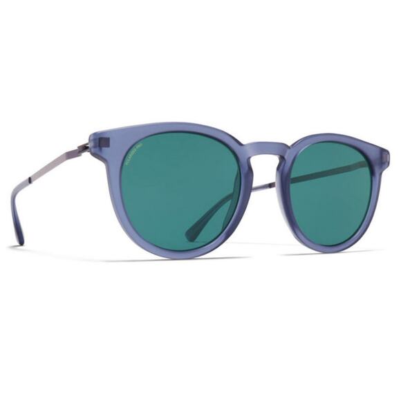Mykita Men's Matte Deep Ocean Lite Sun Lahti Col 707 Eyewear Sunglasses - Picture 2 of 8